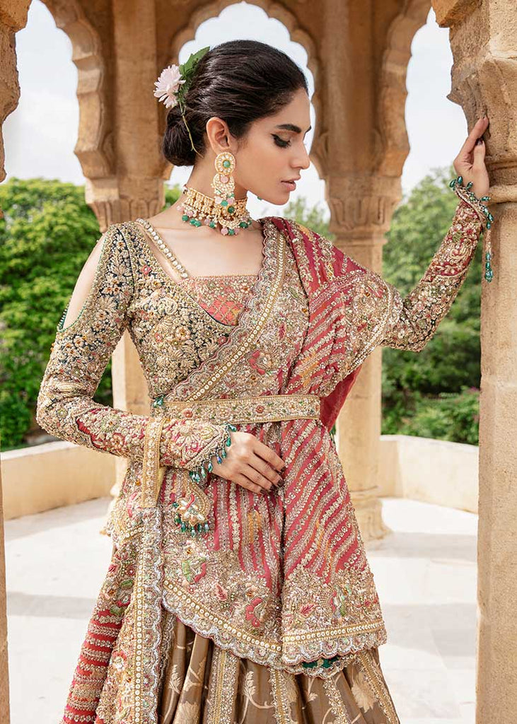 Olive Muse Choli Tena Durrani