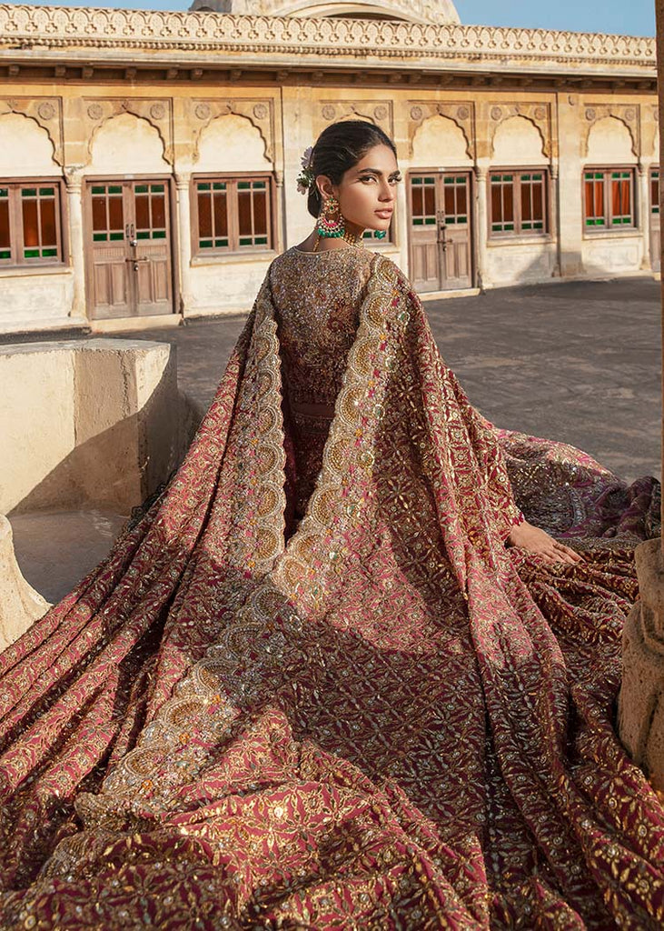 Gold Bloom Choli Tena Durrani